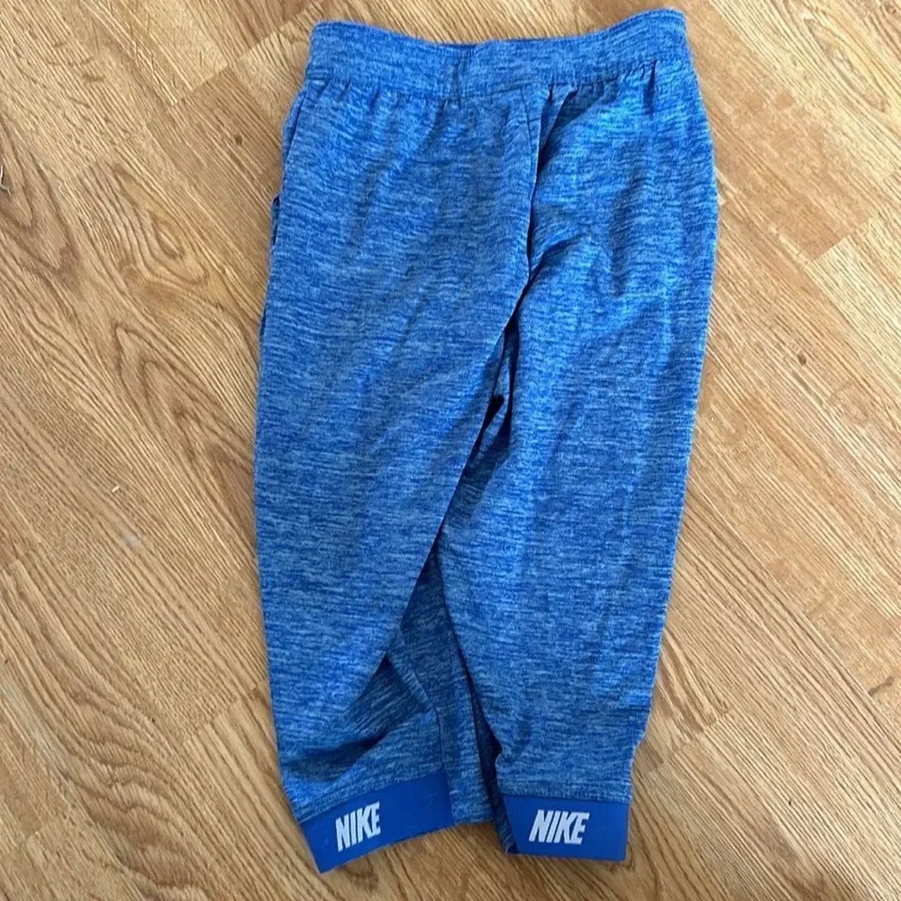 Nike Girls Dri-Fit Tracksuit Jacket & Pants Blue White Size 6X Athletic Set